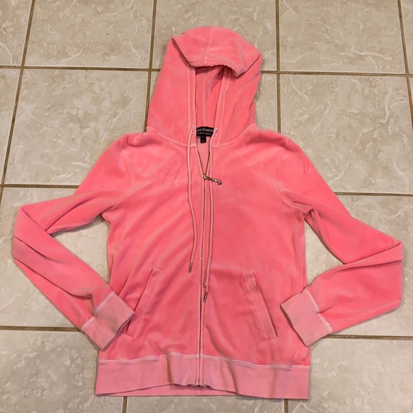 Juicy Couture hoodie pink size L - Picture 1 of 8